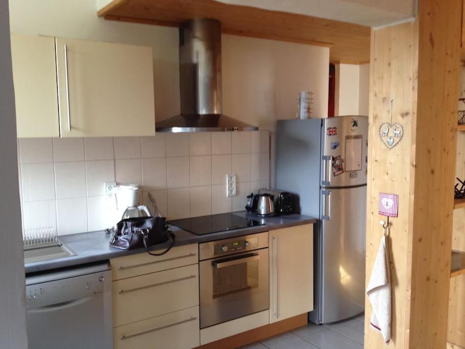 Appart Cosy Et Lumineux Au Coeur De Saint Gervais 外观 照片